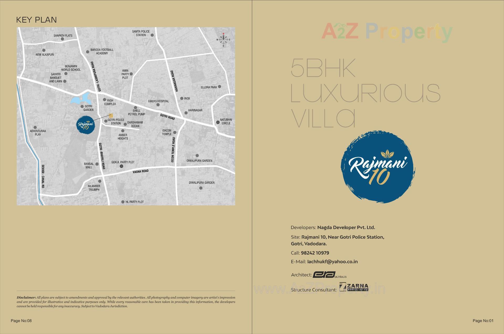  of real estate project Rajmani 10 located at Gotri, Vadodara, Gujarat