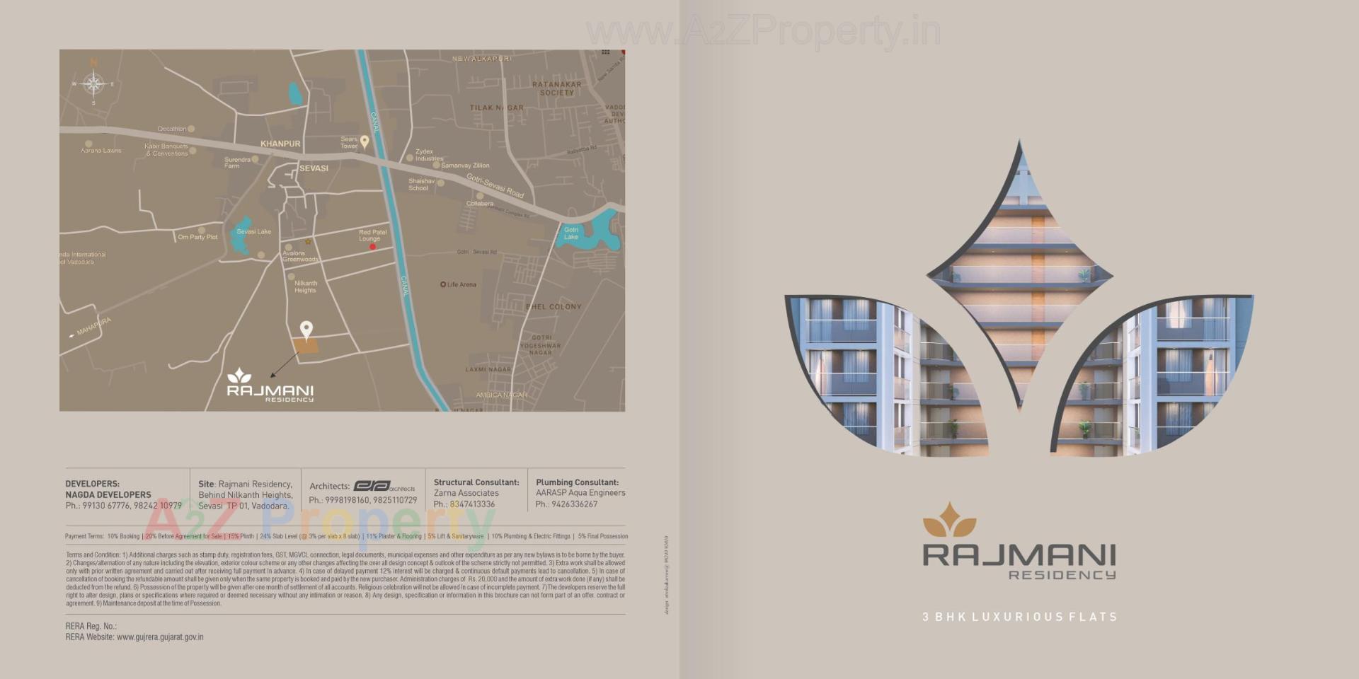  of real estate project Rajmani Residency located at Sevasi, Vadodara, Gujarat