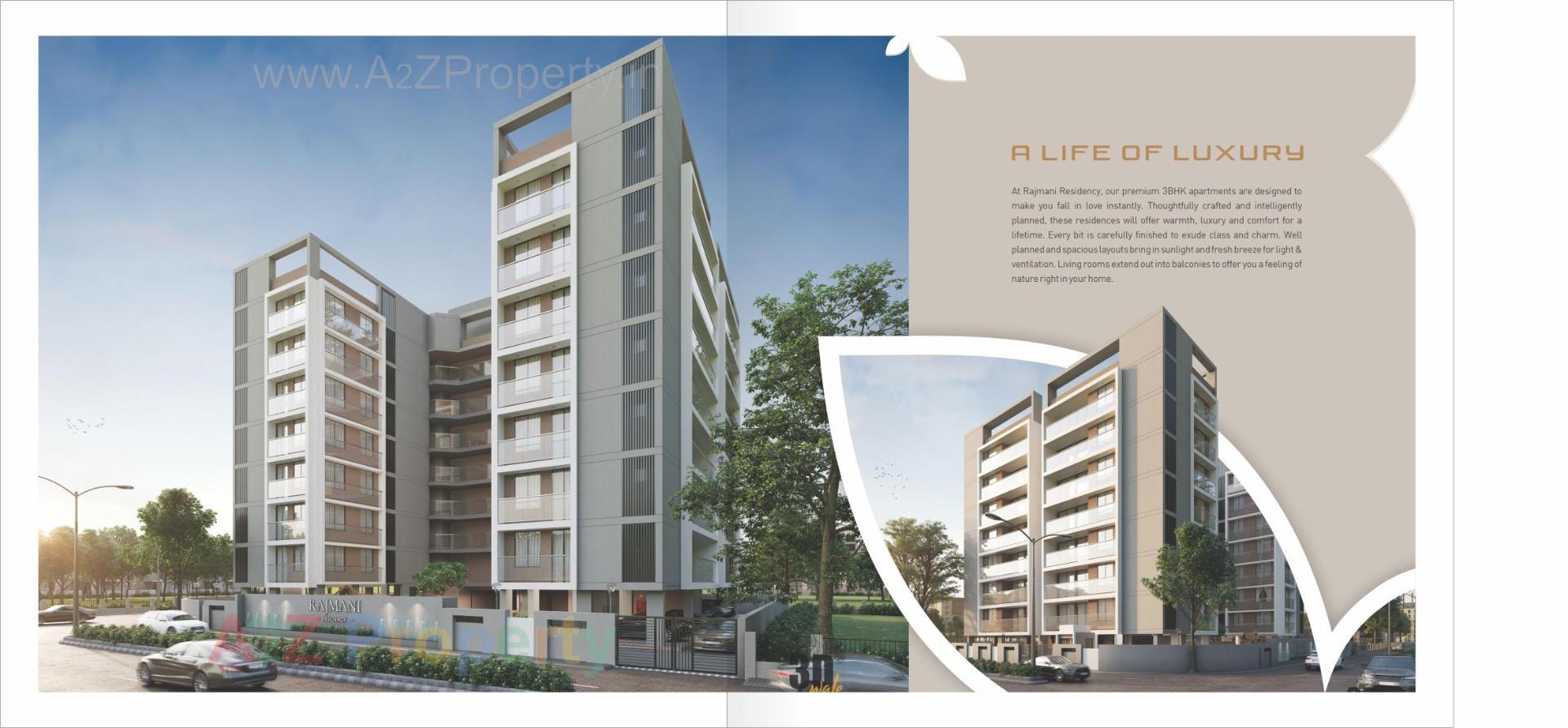 3D Elevation of real estate project Rajmani Residency located at Sevasi, Vadodara, Gujarat
