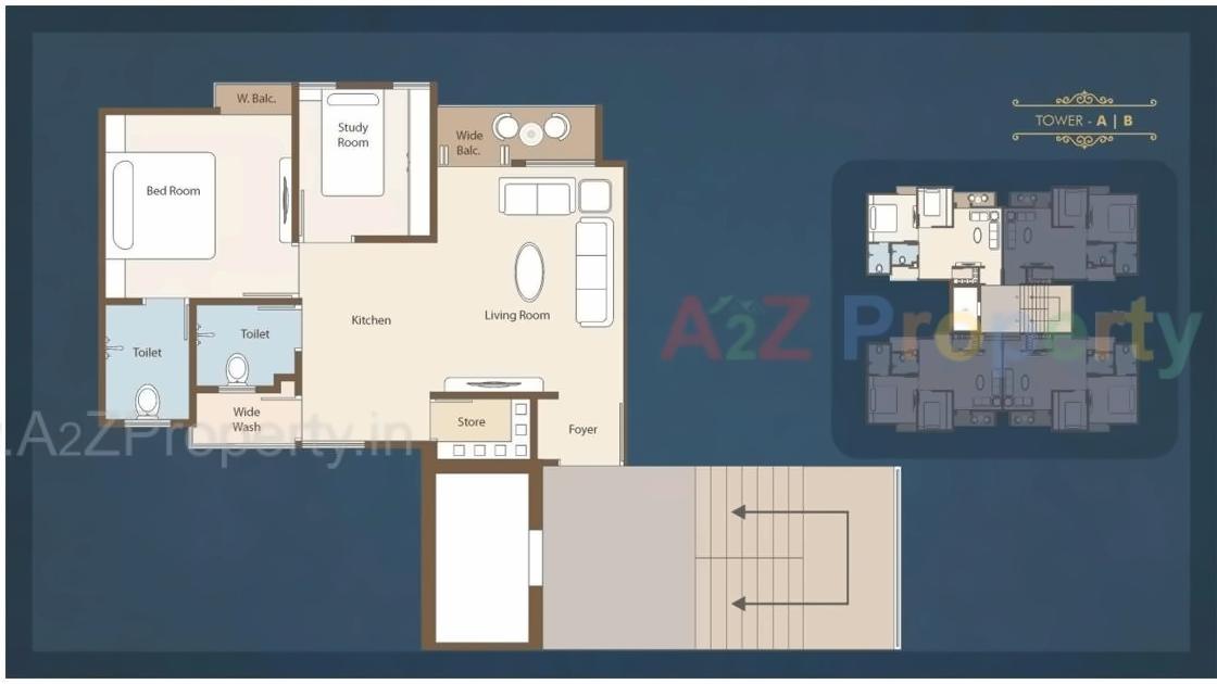 Layout of real estate project Rajratna Platina located at Bapod, Vadodara, Gujarat
