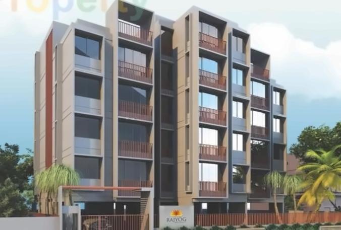 3D Elevation of real estate project Rajyog Residency located at Bhayli, Vadodara, Gujarat