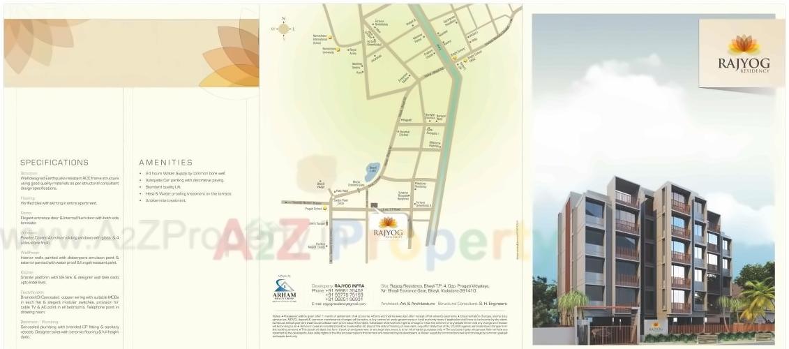  of real estate project Rajyog Residency located at Bhayli, Vadodara, Gujarat