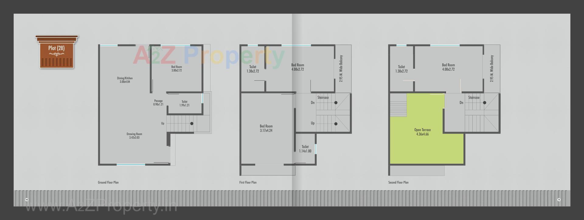 Layout of real estate project Rama Bungalows located at Karodiya, Vadodara, Gujarat
