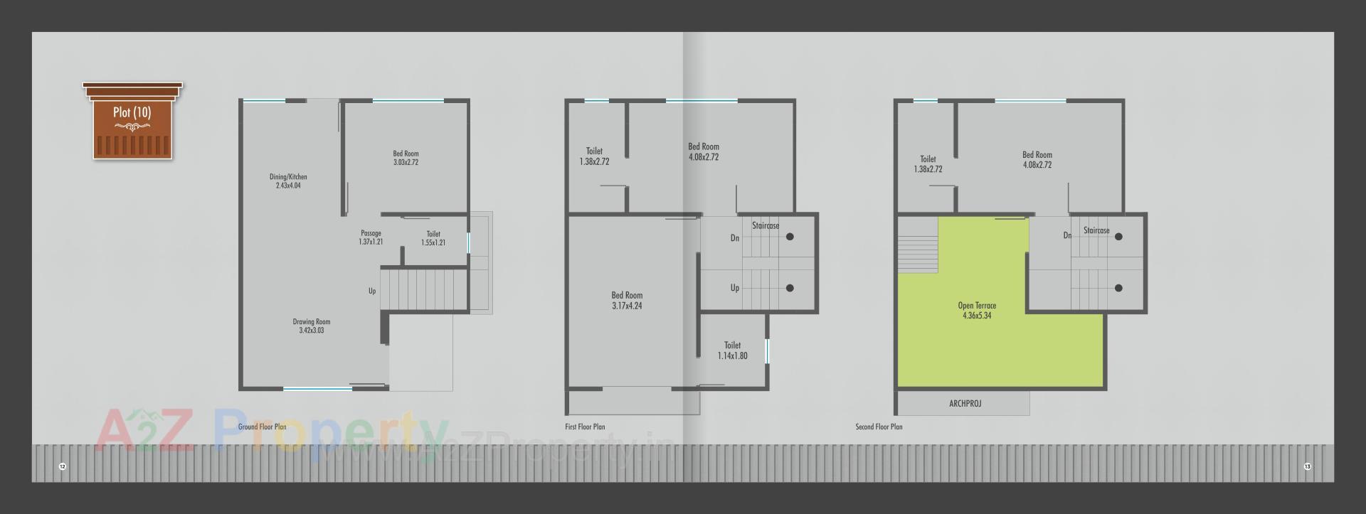 Layout of real estate project Rama Bungalows located at Karodiya, Vadodara, Gujarat