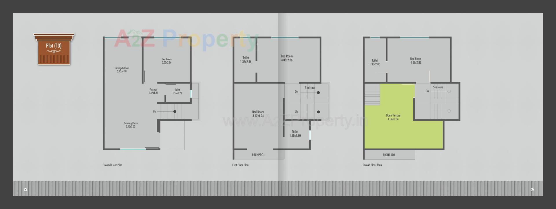 Layout of real estate project Rama Bungalows located at Karodiya, Vadodara, Gujarat