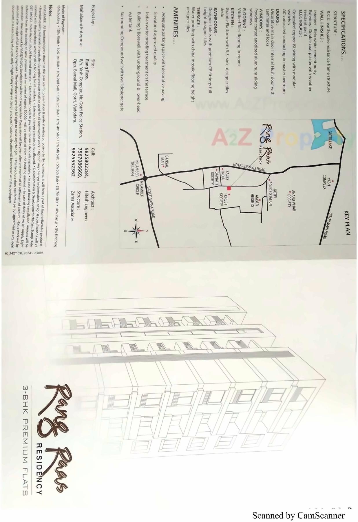  of real estate project Rang Raas Residency located at Gotri, Vadodara, Gujarat