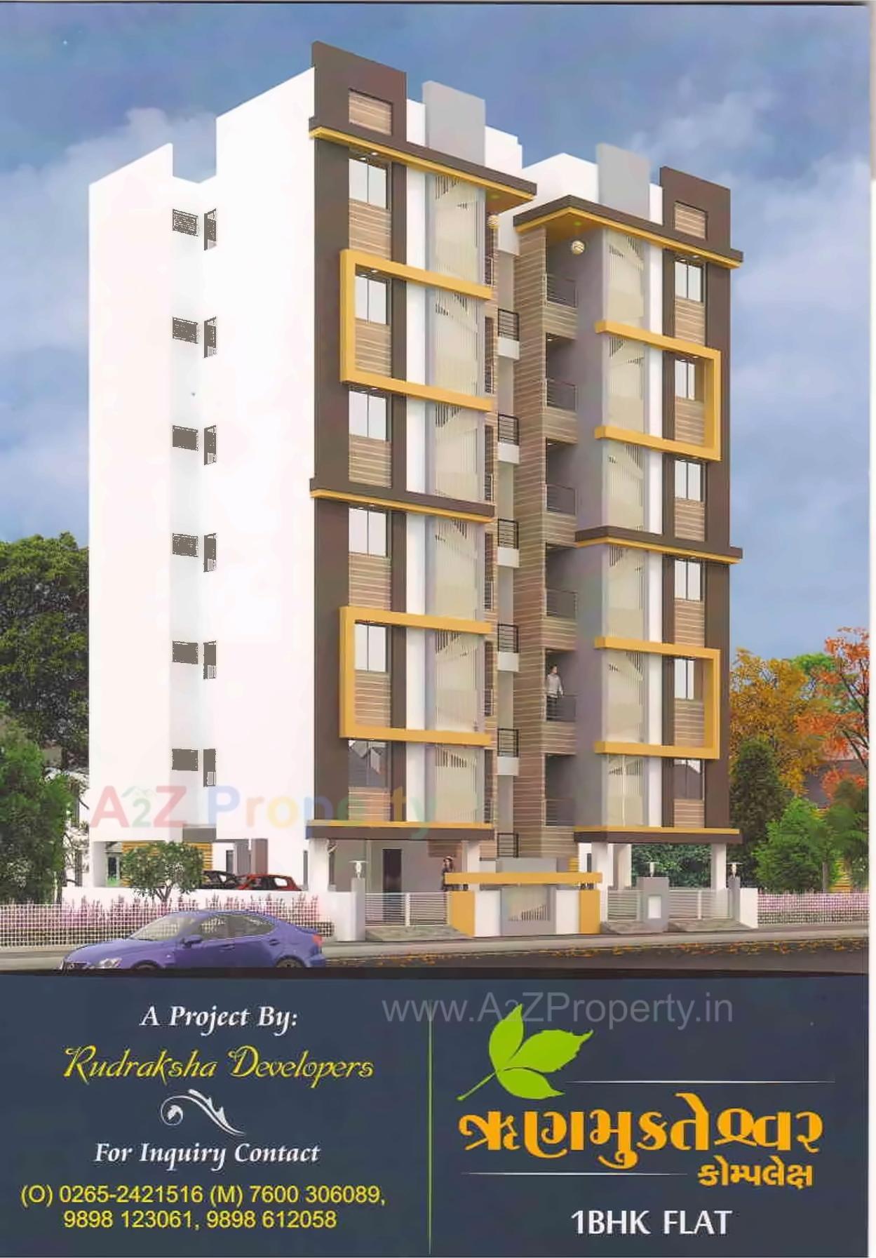 3D Elevation of real estate project Ranmukteshwar Complex located at Vadodara, Vadodara, Gujarat