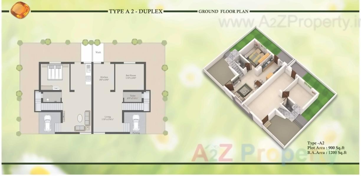 Layout of real estate project Ratna Heaven located at Ratanpur, Vadodara, Gujarat