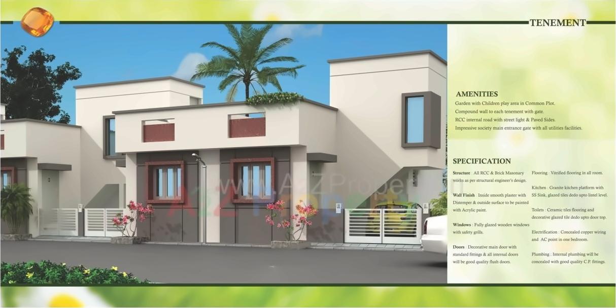 3D Elevation of real estate project Ratna Heaven located at Ratanpur, Vadodara, Gujarat