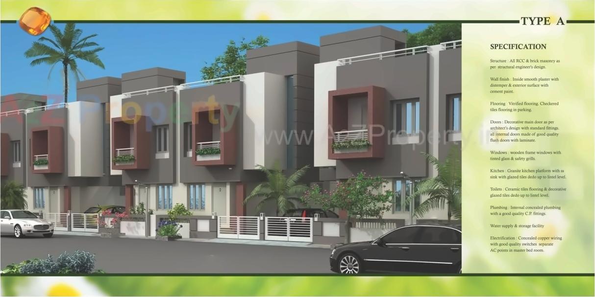 3D Elevation of real estate project Ratna Heaven located at Ratanpur, Vadodara, Gujarat