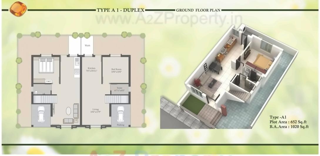 Layout of real estate project Ratna Heaven located at Ratanpur, Vadodara, Gujarat