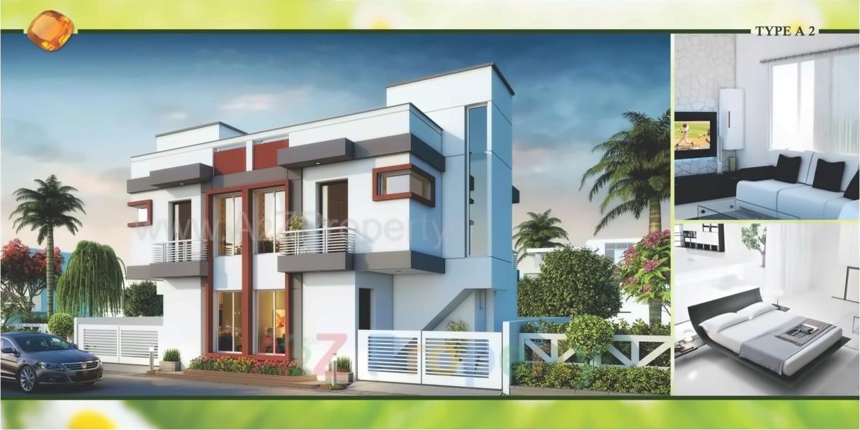 3D Elevation of real estate project Ratna Heaven located at Ratanpur, Vadodara, Gujarat