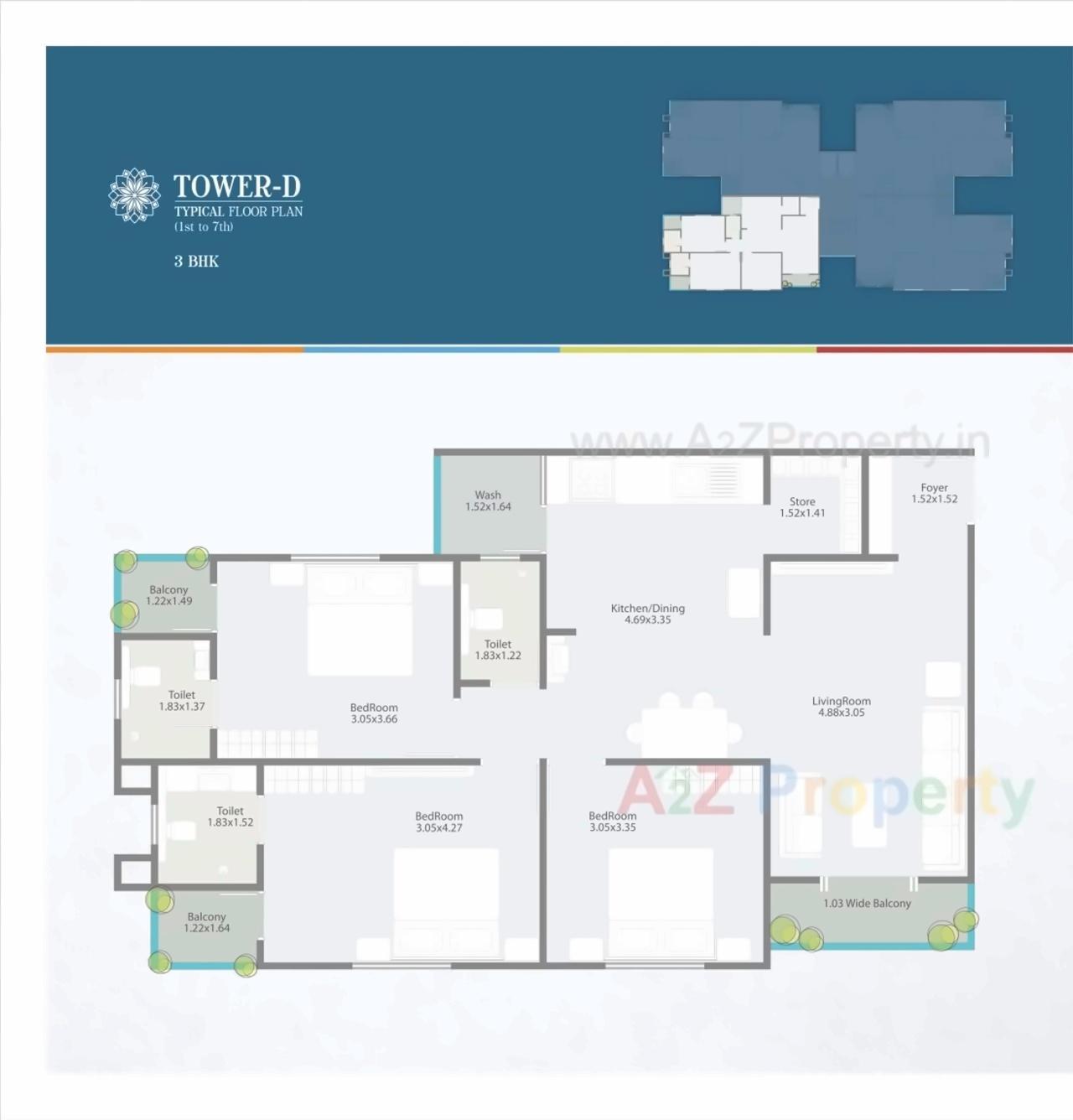 Layout of real estate project Ratnam Aura located at Harni, Vadodara, Gujarat