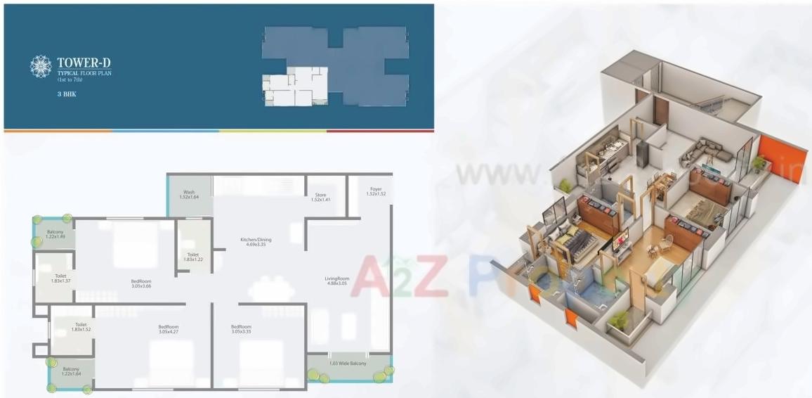 Layout of real estate project Ratnam Aura located at Harni, Vadodara, Gujarat