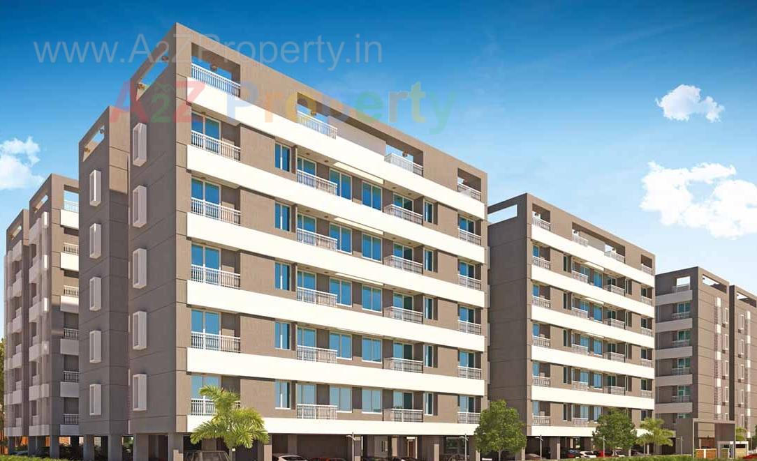 3D Elevation of real estate project Ratnam Elegance located at Vemali, Vadodara, Gujarat