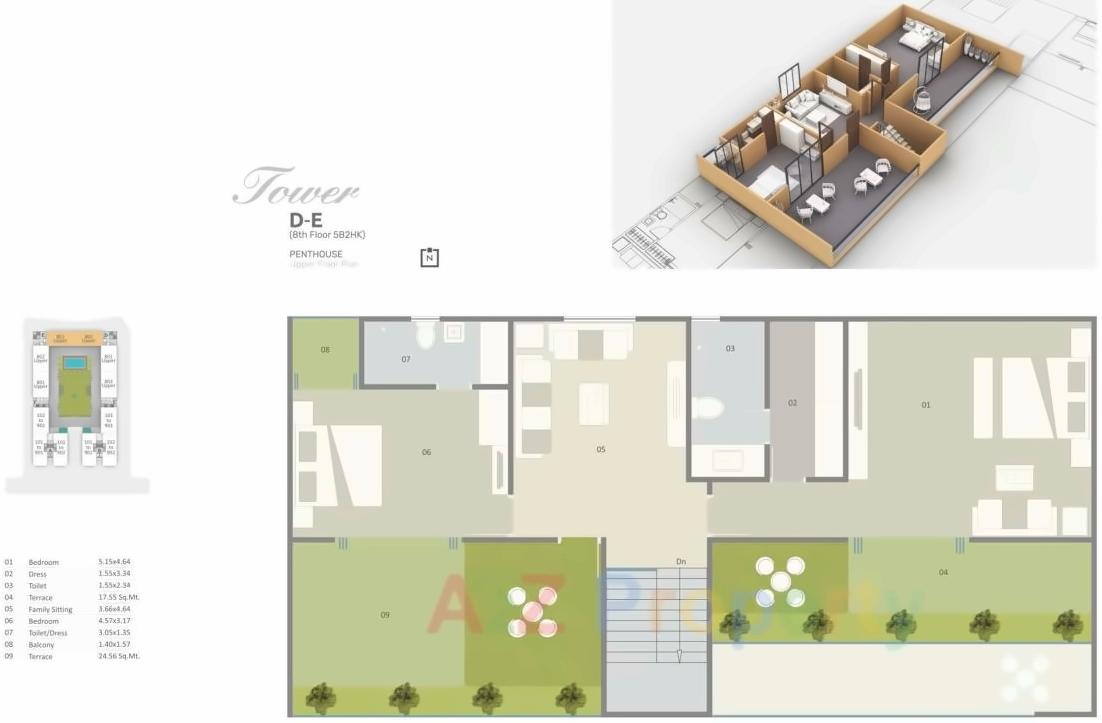 Layout of real estate project Ratnam Gardenbay located at Vadodara, Vadodara, Gujarat