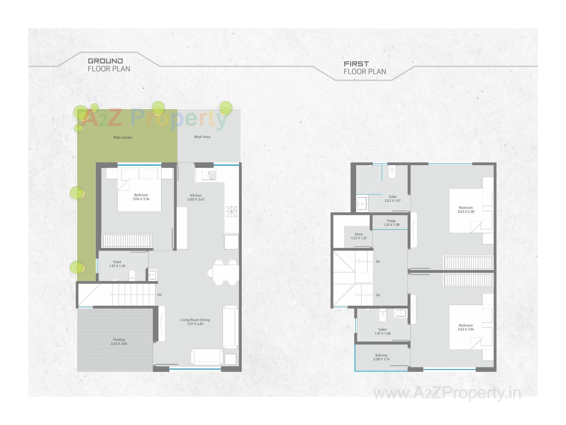 Layout of real estate project Ratnam Greenfield located at Tarsali, Vadodara, Gujarat