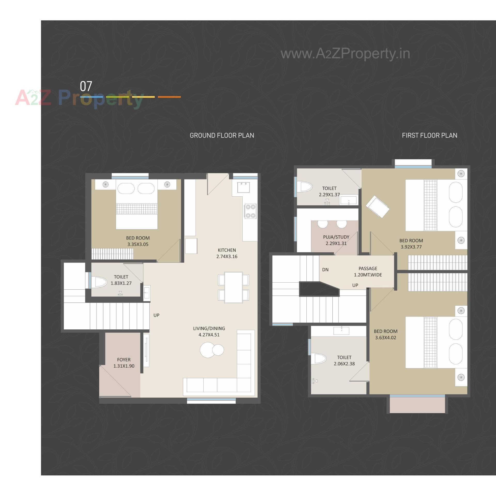 Layout of real estate project Ratnam Lifestyle located at Ankhol, Vadodara, Gujarat