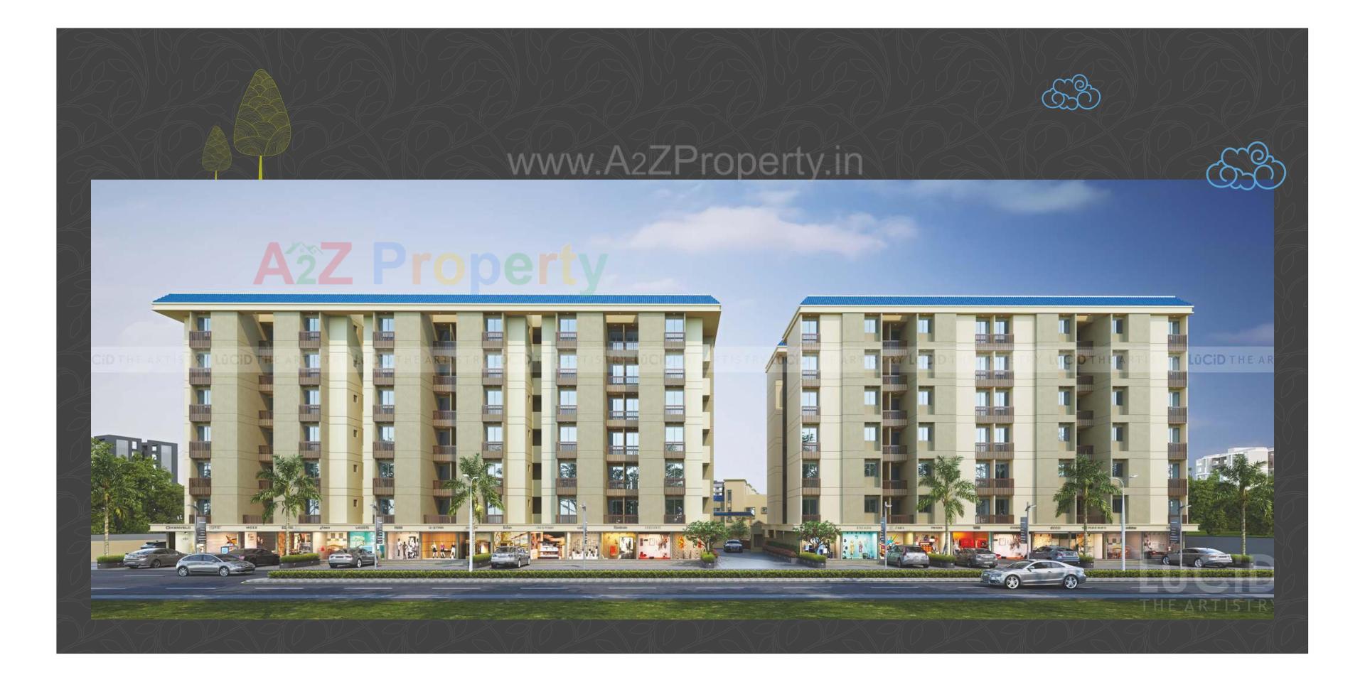3D Elevation of real estate project Ratnam Lifestyle located at Ankhol, Vadodara, Gujarat