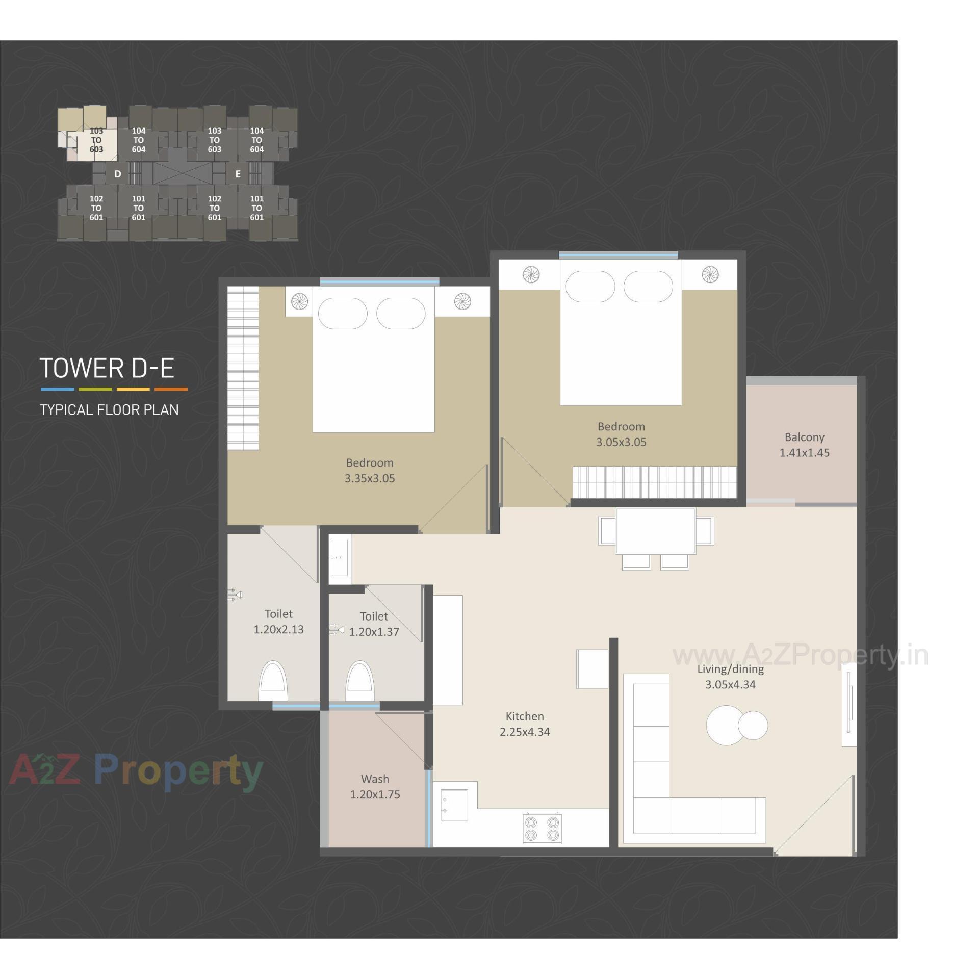 Layout of real estate project Ratnam Lifestyle located at Ankhol, Vadodara, Gujarat