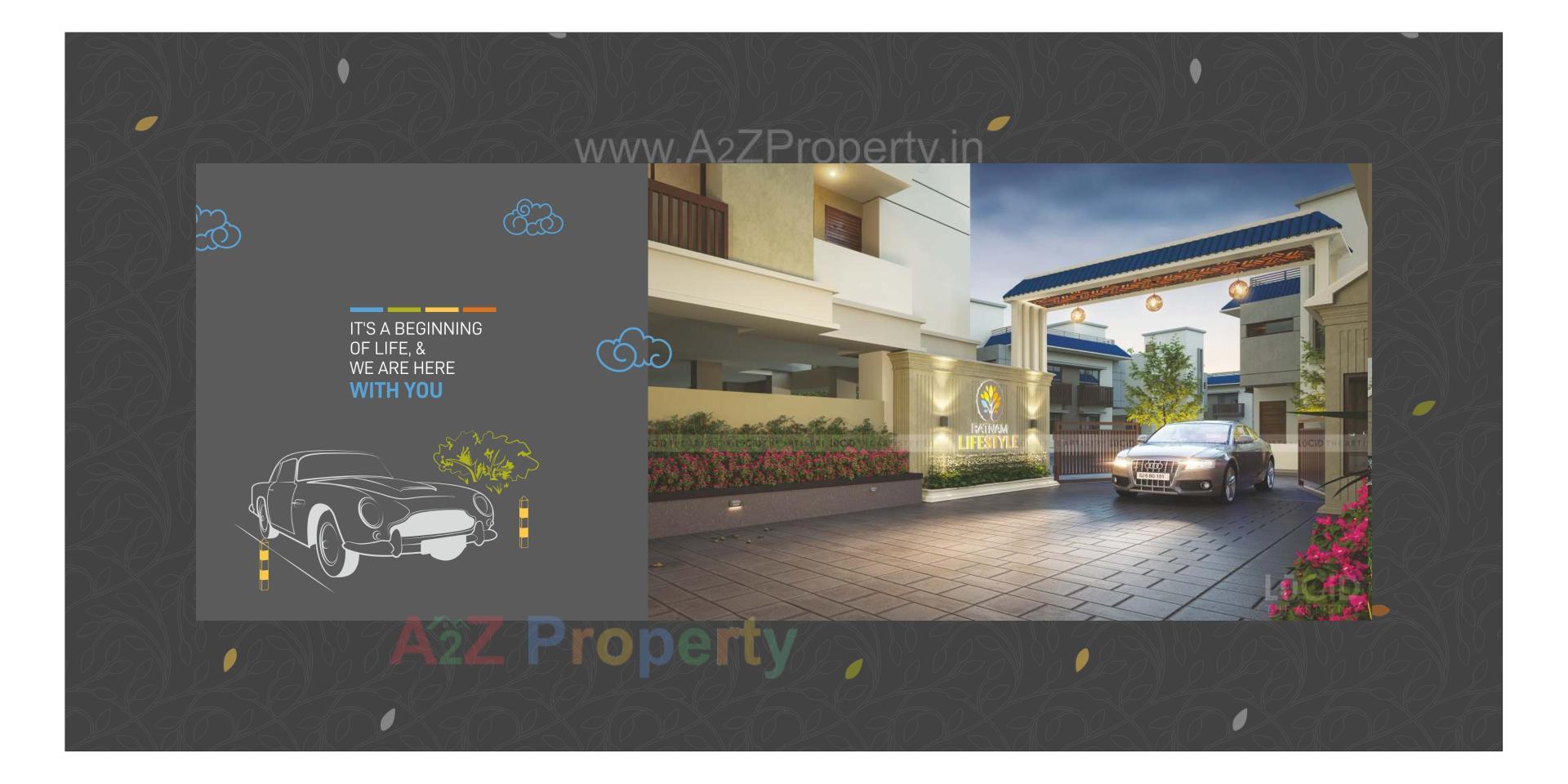 3D Elevation of real estate project Ratnam Lifestyle located at Ankhol, Vadodara, Gujarat