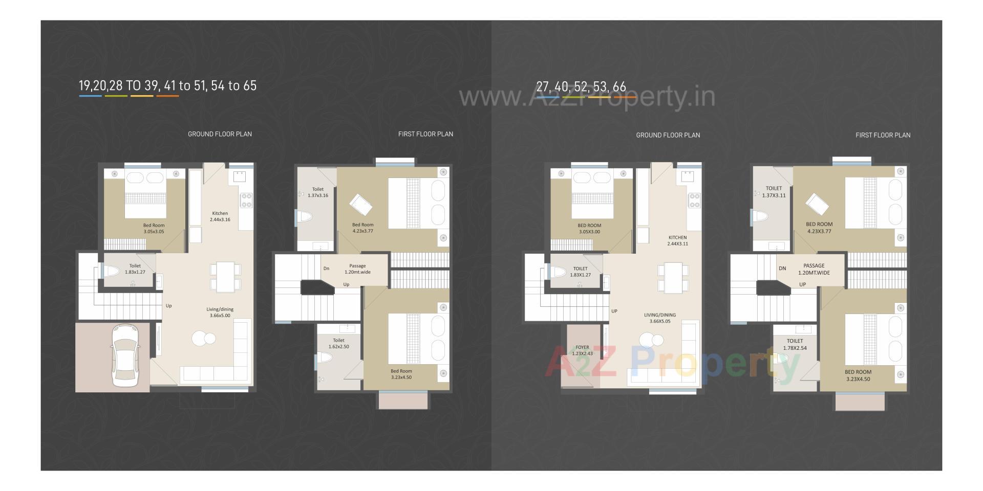 Layout of real estate project Ratnam Lifestyle located at Ankhol, Vadodara, Gujarat