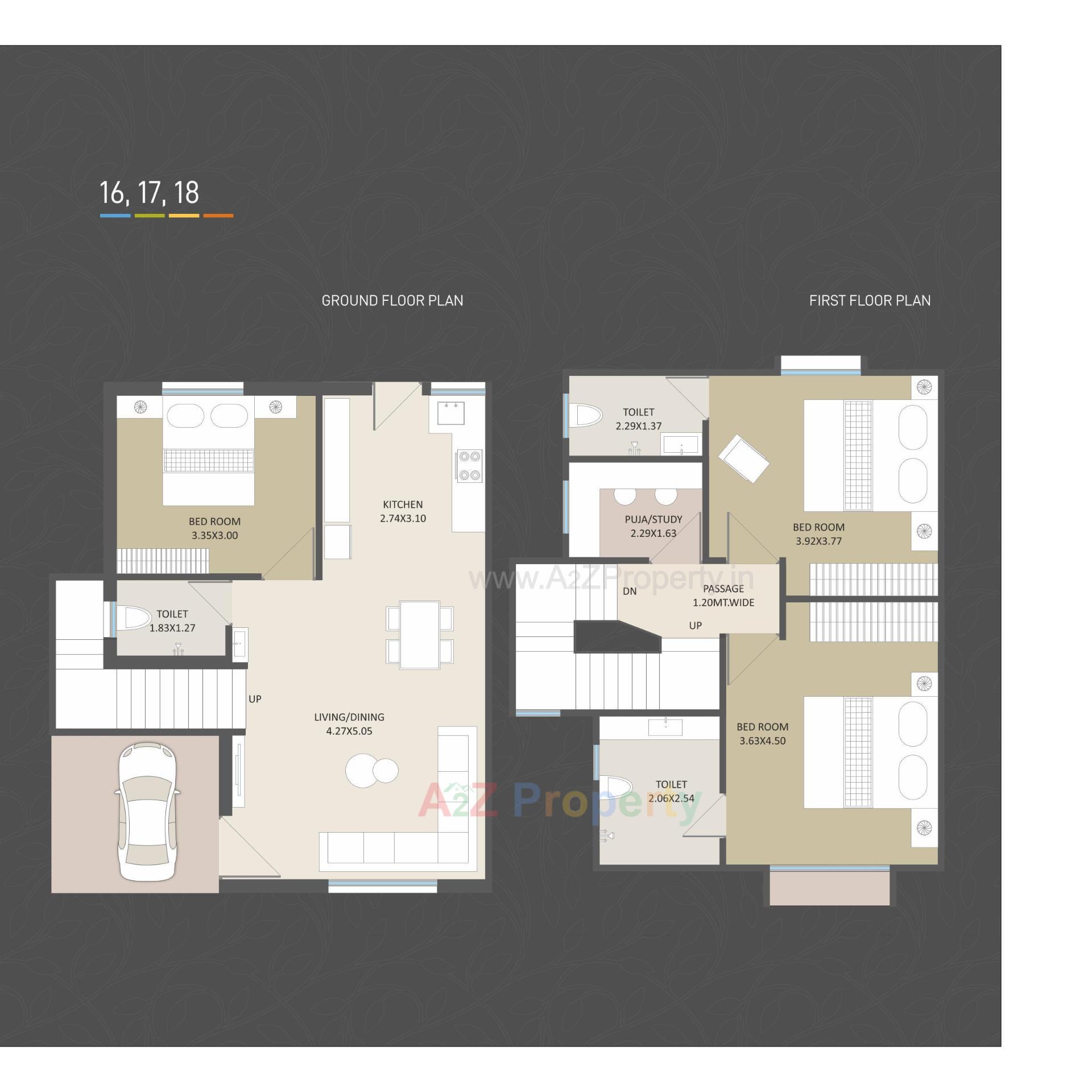Layout of real estate project Ratnam Lifestyle located at Ankhol, Vadodara, Gujarat