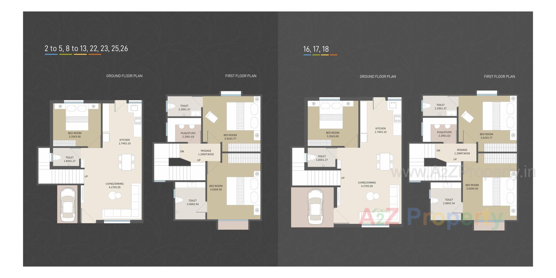 Layout of real estate project Ratnam Lifestyle located at Ankhol, Vadodara, Gujarat