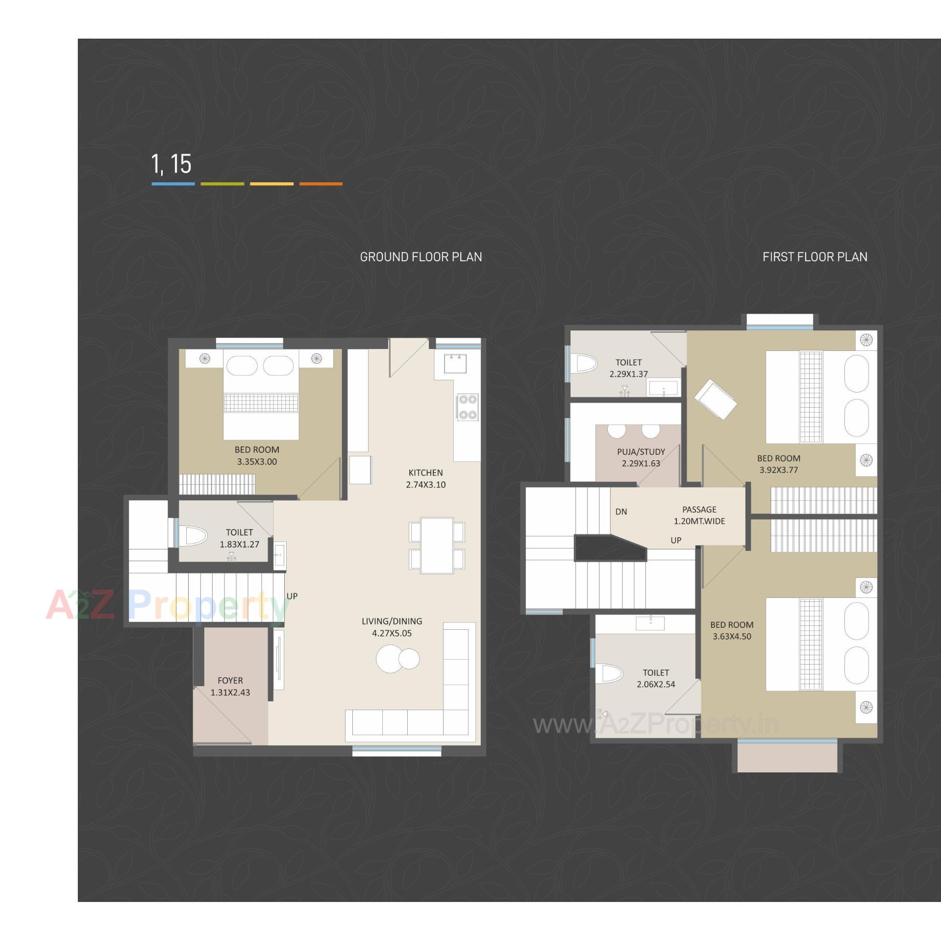 Layout of real estate project Ratnam Lifestyle located at Ankhol, Vadodara, Gujarat