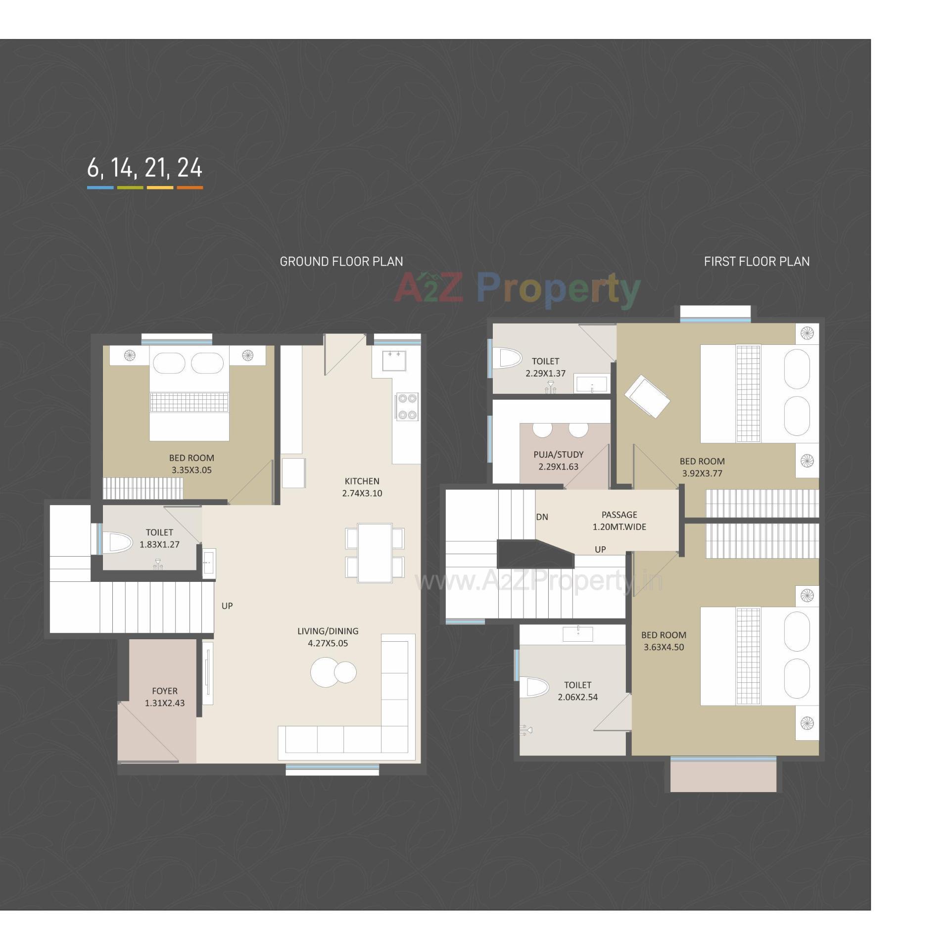 Layout of real estate project Ratnam Lifestyle located at Ankhol, Vadodara, Gujarat