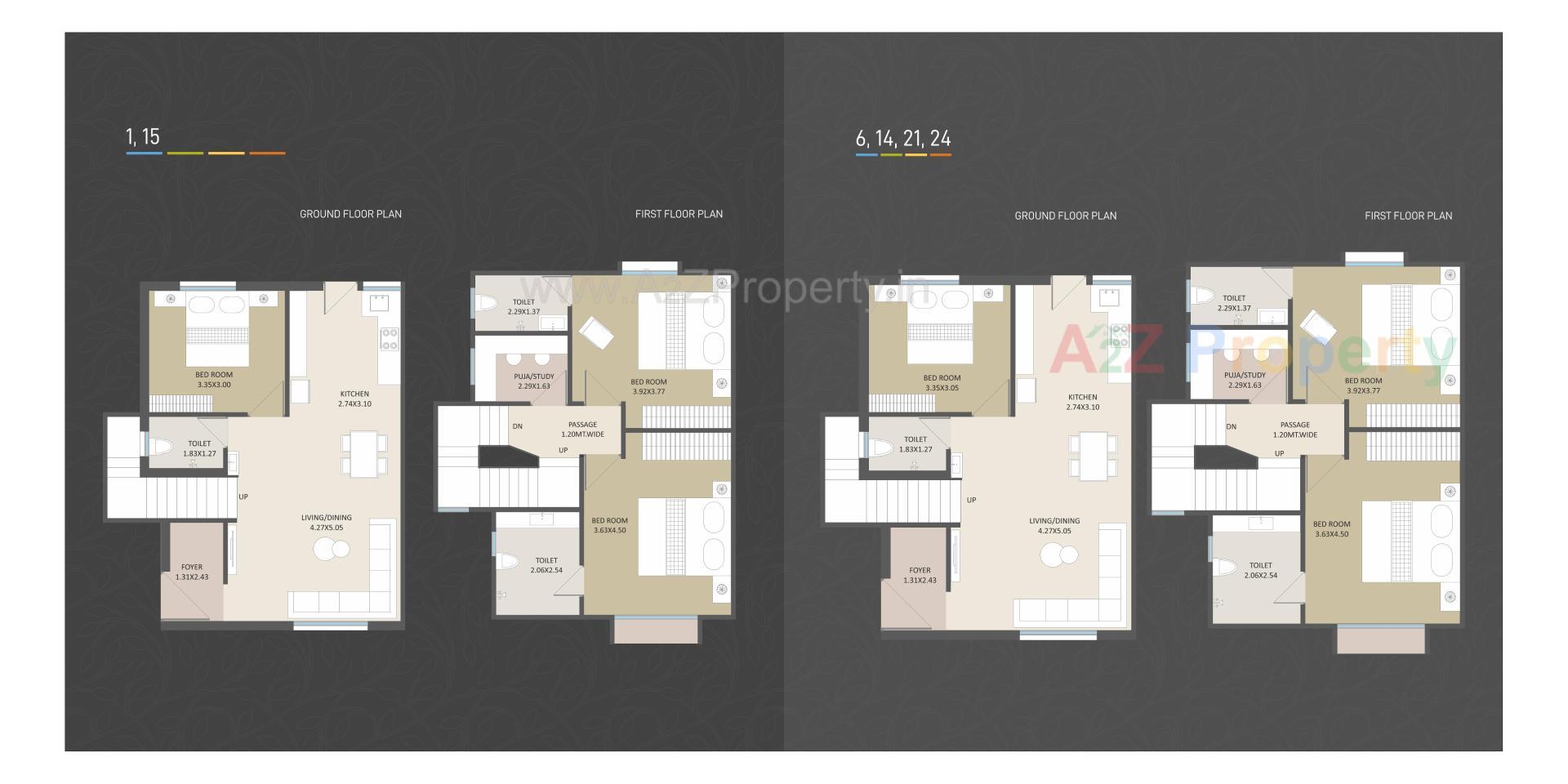 Layout of real estate project Ratnam Lifestyle located at Ankhol, Vadodara, Gujarat
