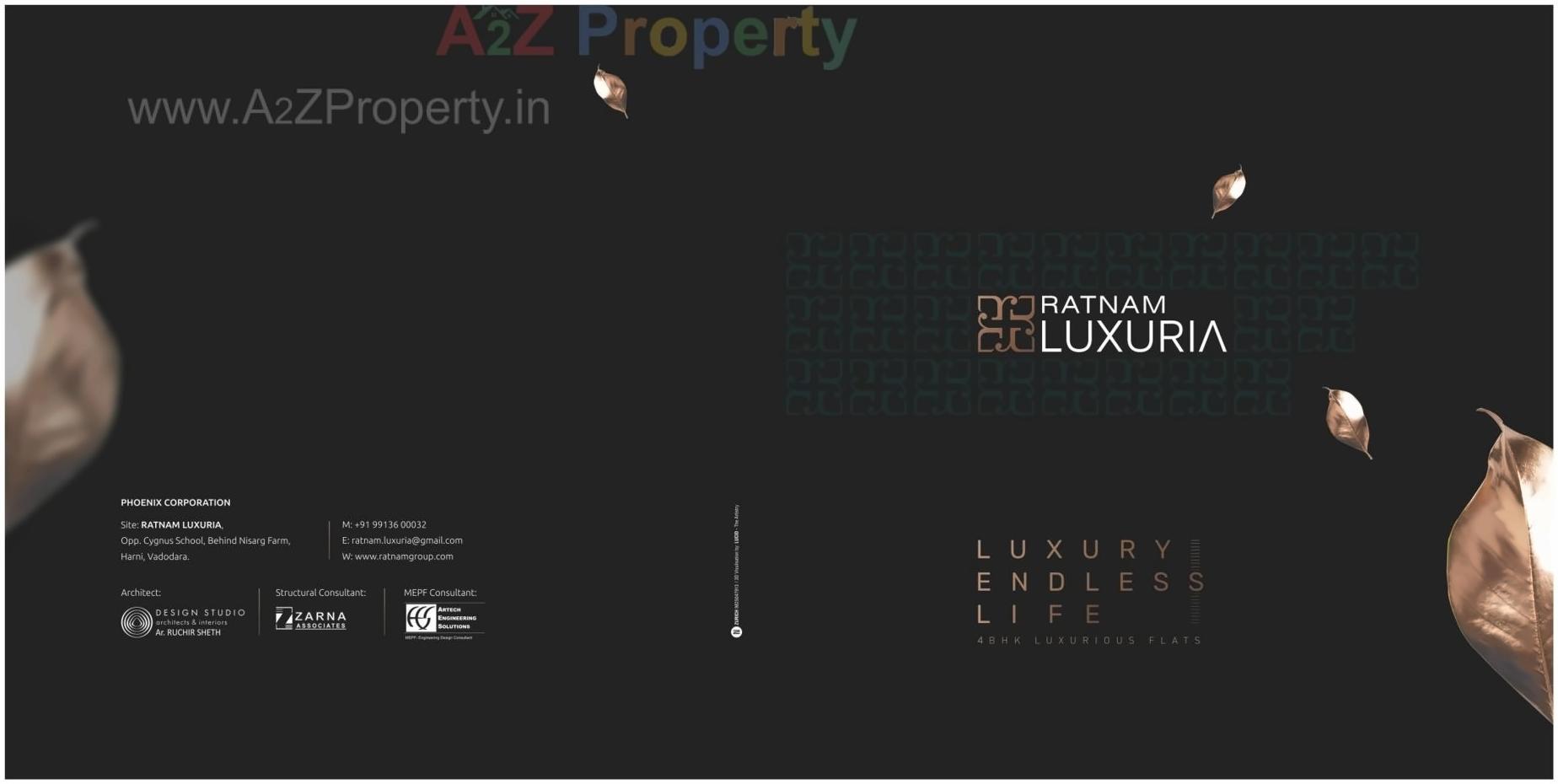  of real estate project Ratnam Luxuria located at Harni, Vadodara, Gujarat