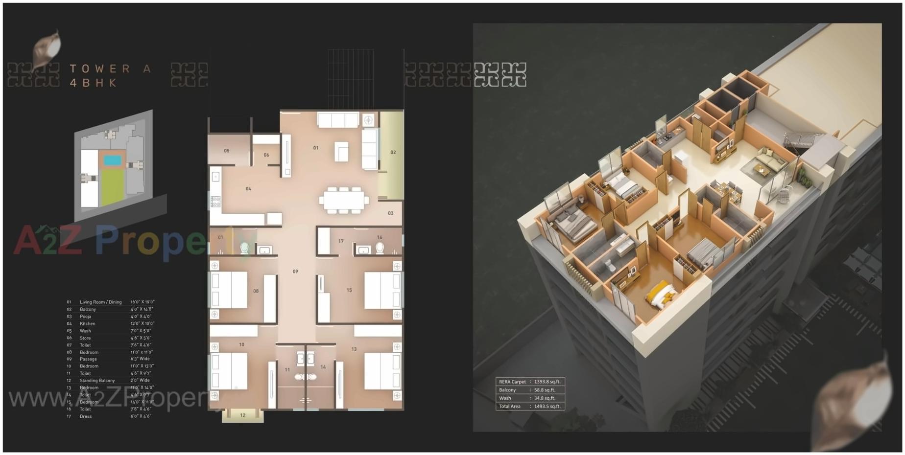 Layout of real estate project Ratnam Luxuria located at Harni, Vadodara, Gujarat