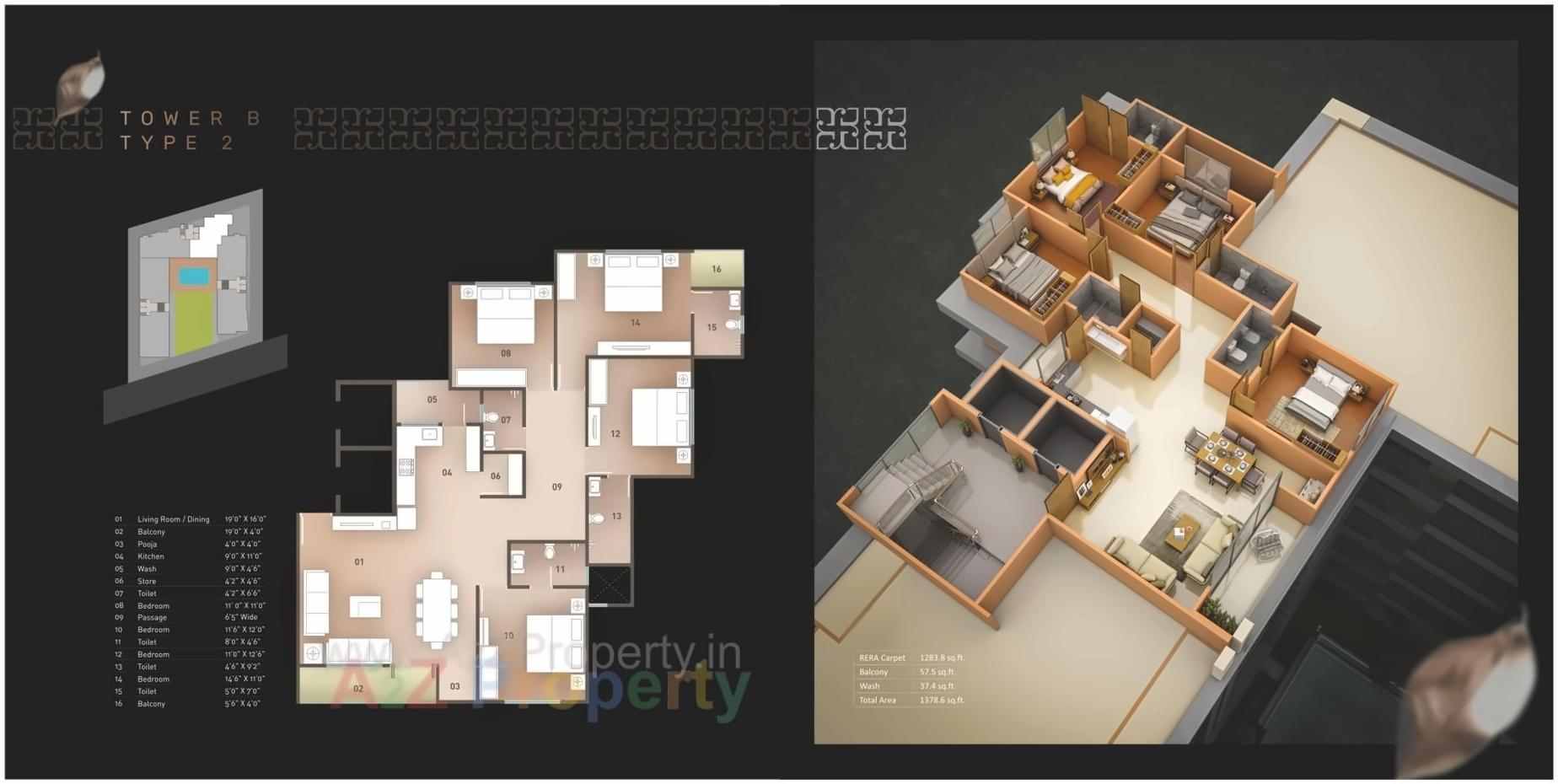 Layout of real estate project Ratnam Luxuria located at Harni, Vadodara, Gujarat