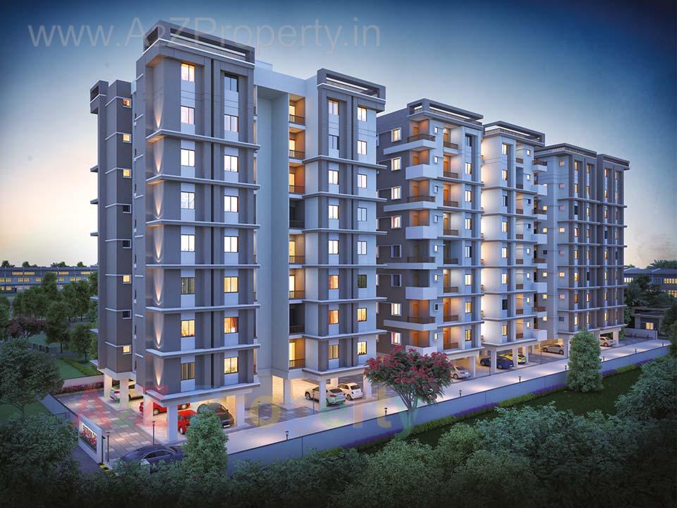 3D Elevation of real estate project Ratnam Oasis located at Bapod, Vadodara, Gujarat