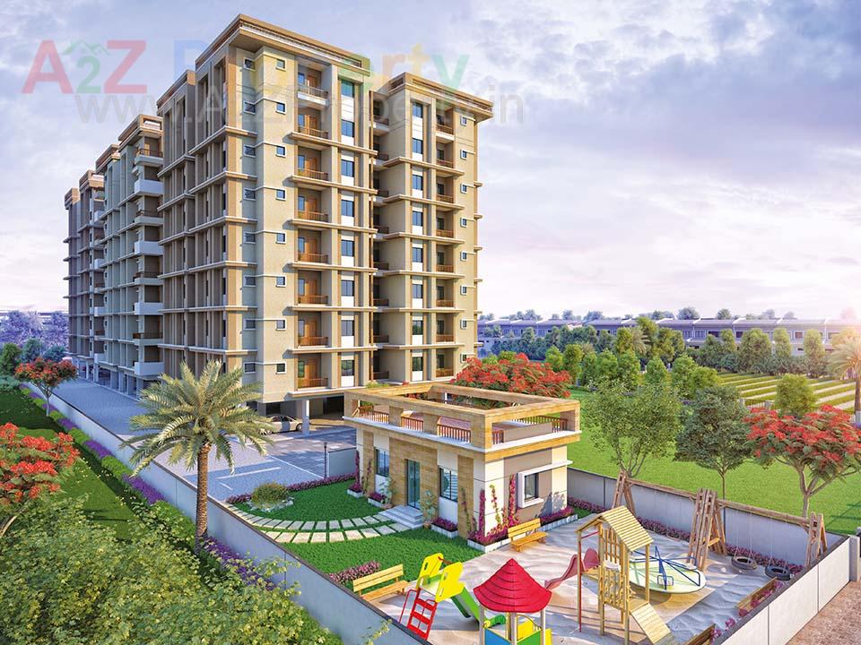 3D Elevation of real estate project Ratnam Oasis located at Bapod, Vadodara, Gujarat