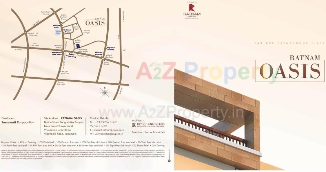 of real estate project Ratnam Oasis located at Bapod, Vadodara, Gujarat