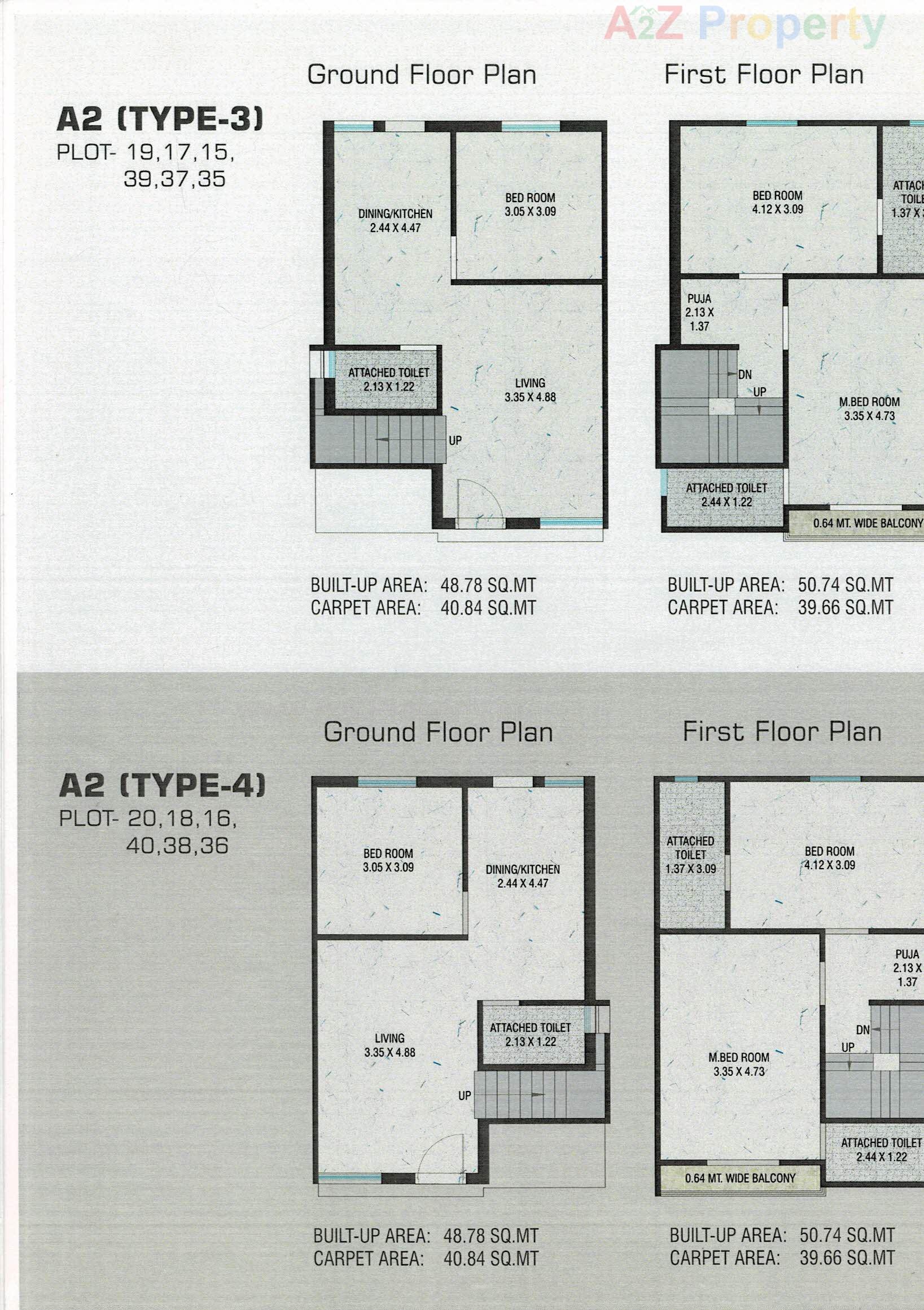 Layout of real estate project Ratnam Palm Leaf located at Makarpura, Vadodara, Gujarat