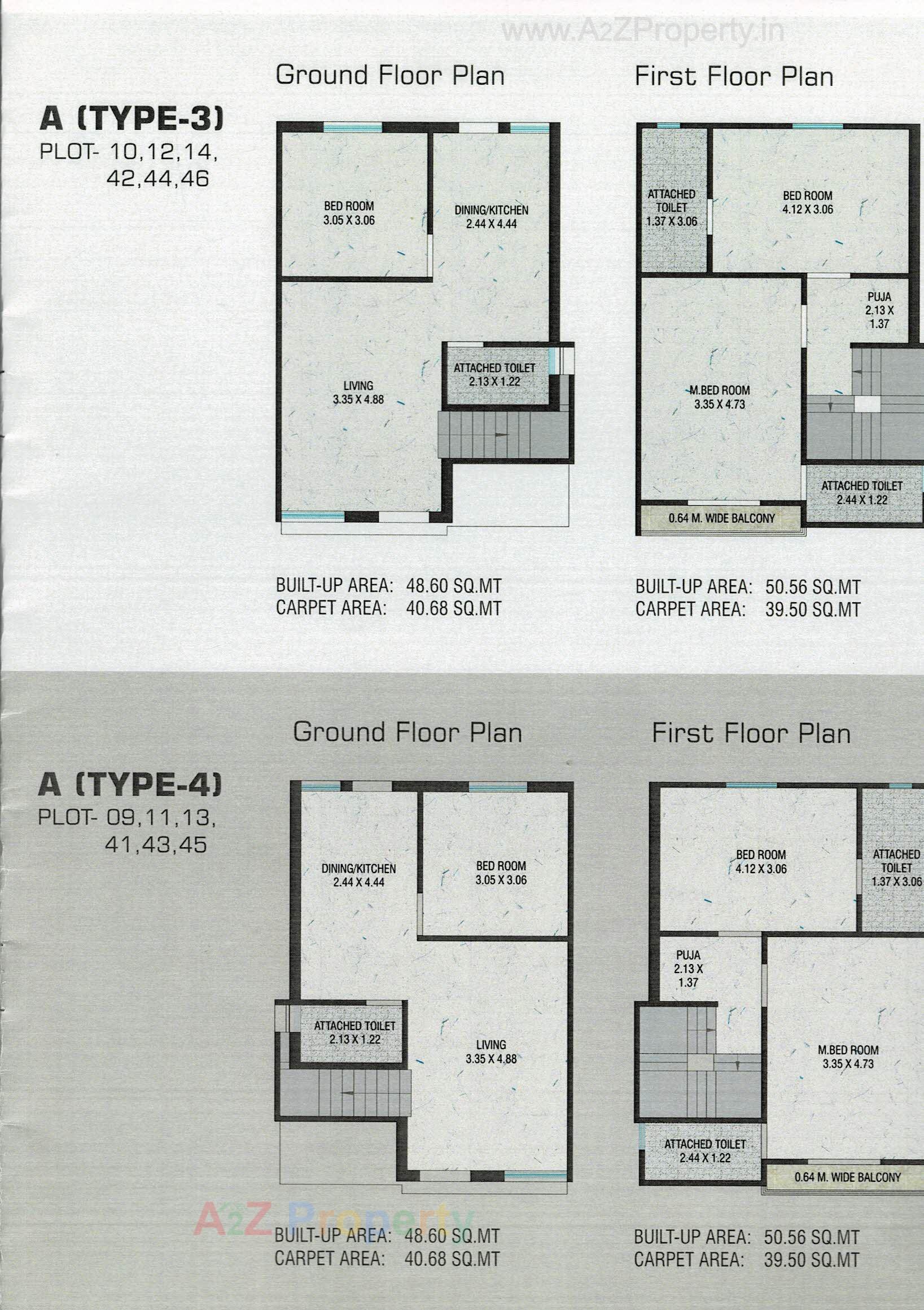 Layout of real estate project Ratnam Palm Leaf located at Makarpura, Vadodara, Gujarat