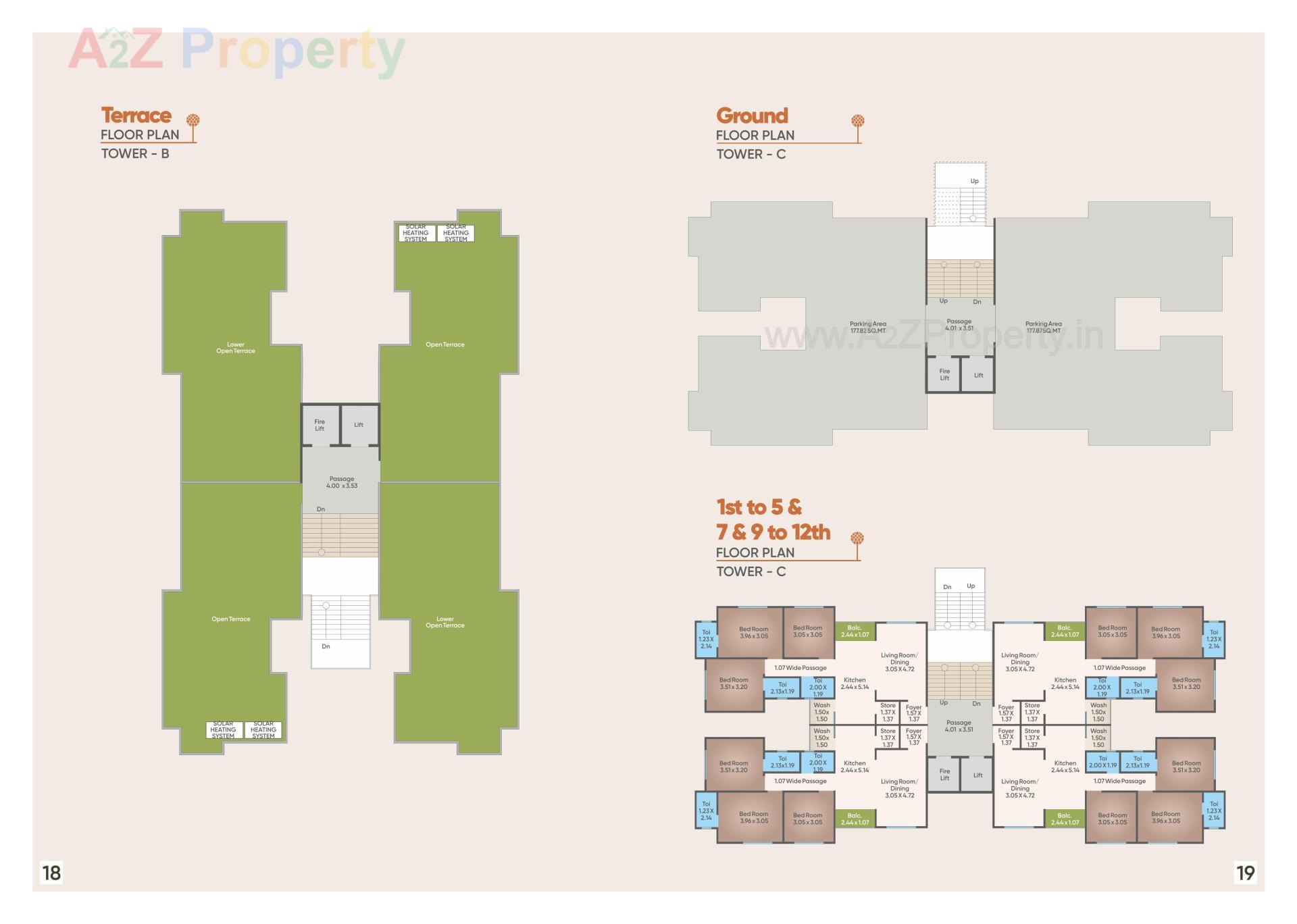 Layout of real estate project Ratnam Park View located at Bhayli, Vadodara, Gujarat