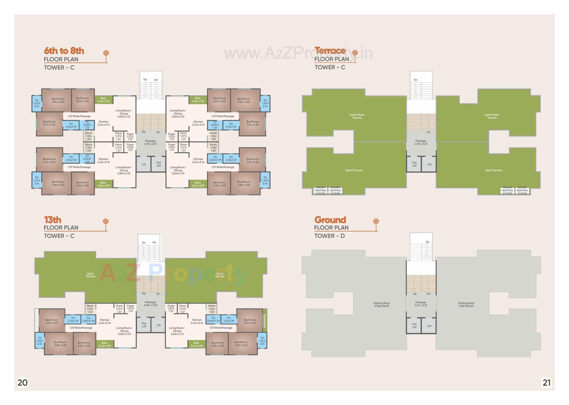 Layout of real estate project Ratnam Park View located at Bhayli, Vadodara, Gujarat