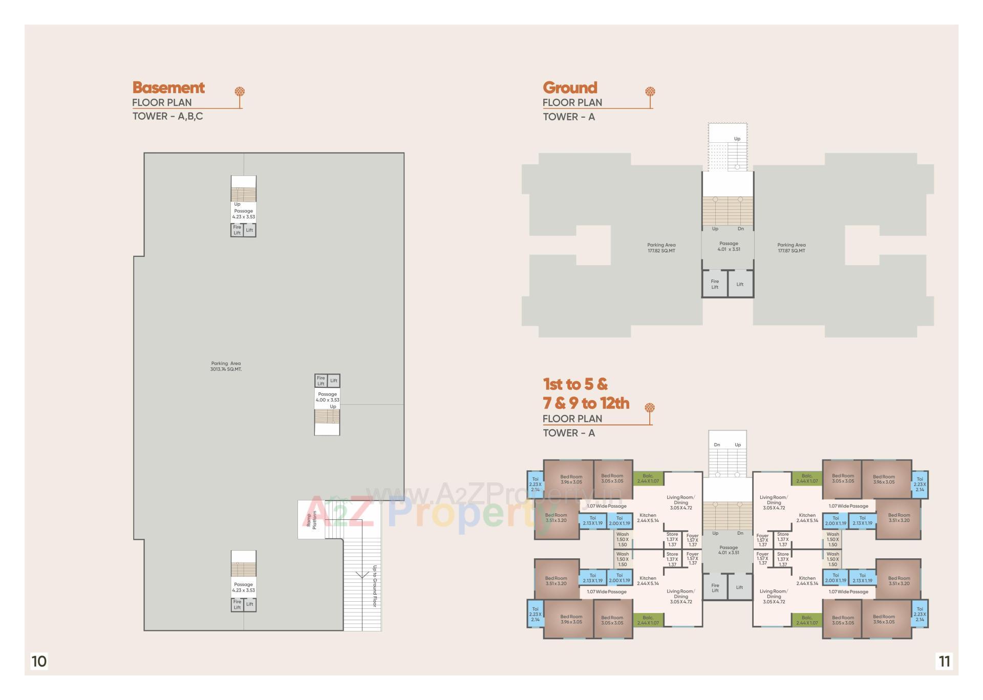 Layout of real estate project Ratnam Park View located at Bhayli, Vadodara, Gujarat
