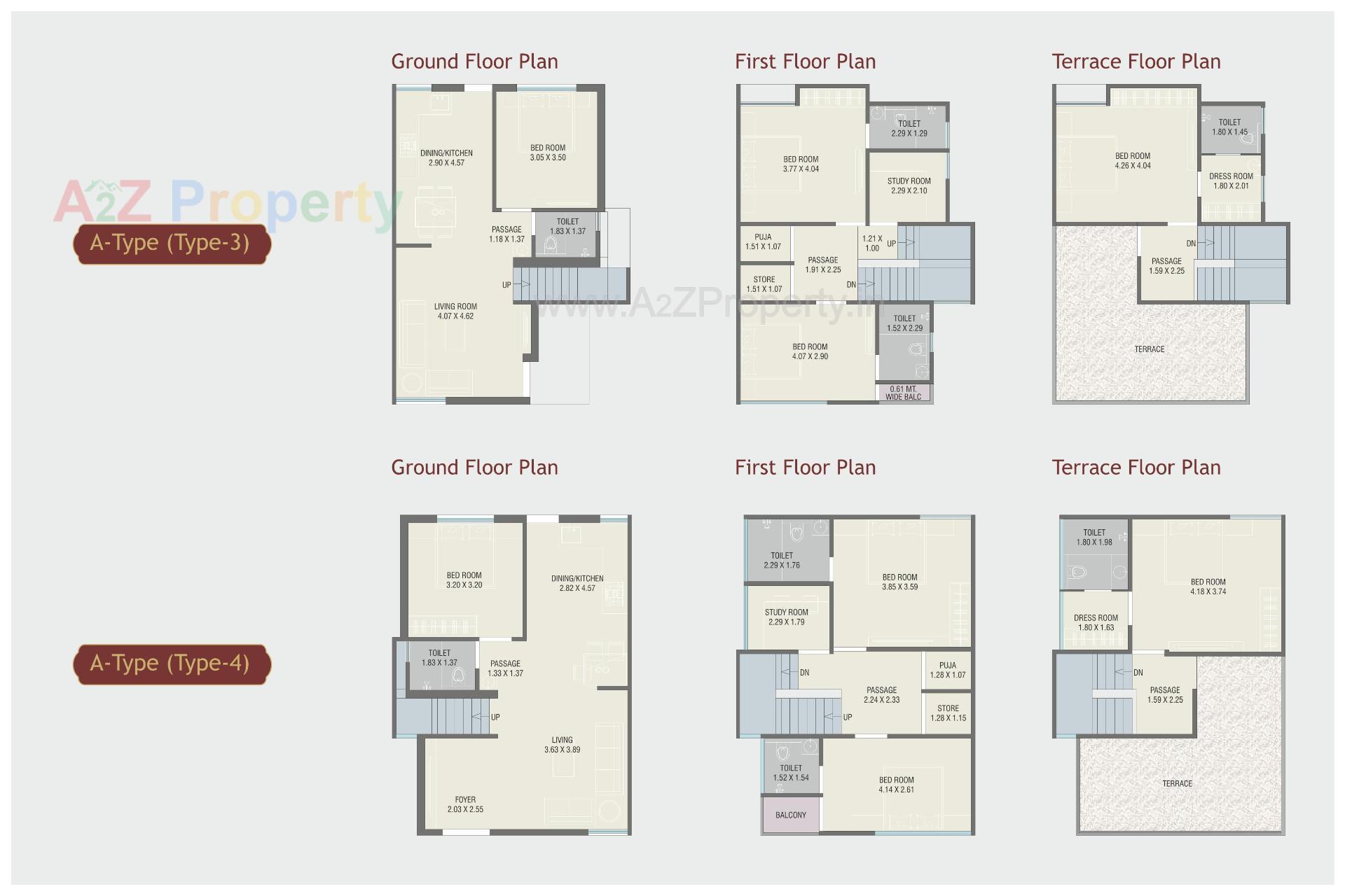 Layout of real estate project Red Coral located at Atladara, Vadodara, Gujarat