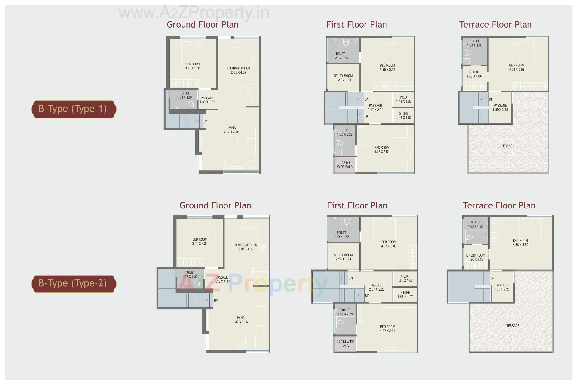 Layout of real estate project Red Coral located at Atladara, Vadodara, Gujarat