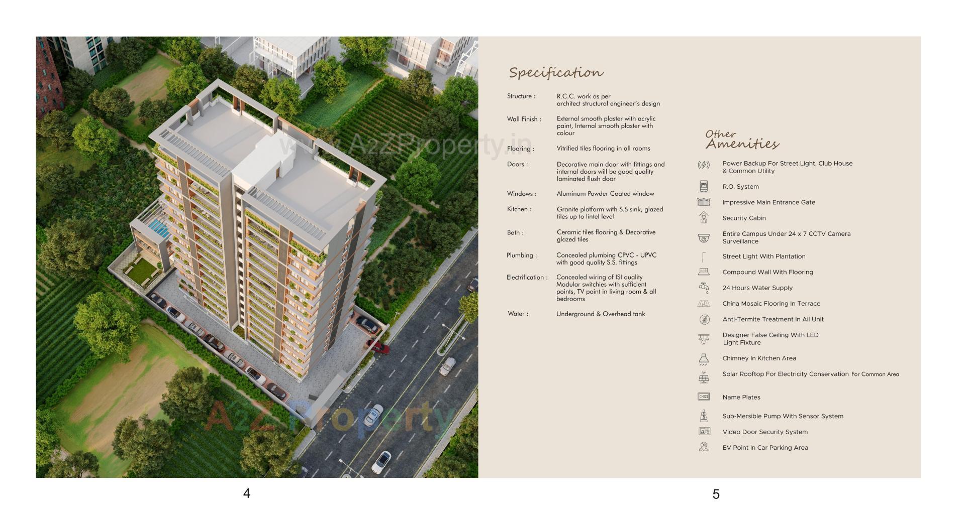  of real estate project Red Coral Prime located at Gotri, Vadodara, Gujarat