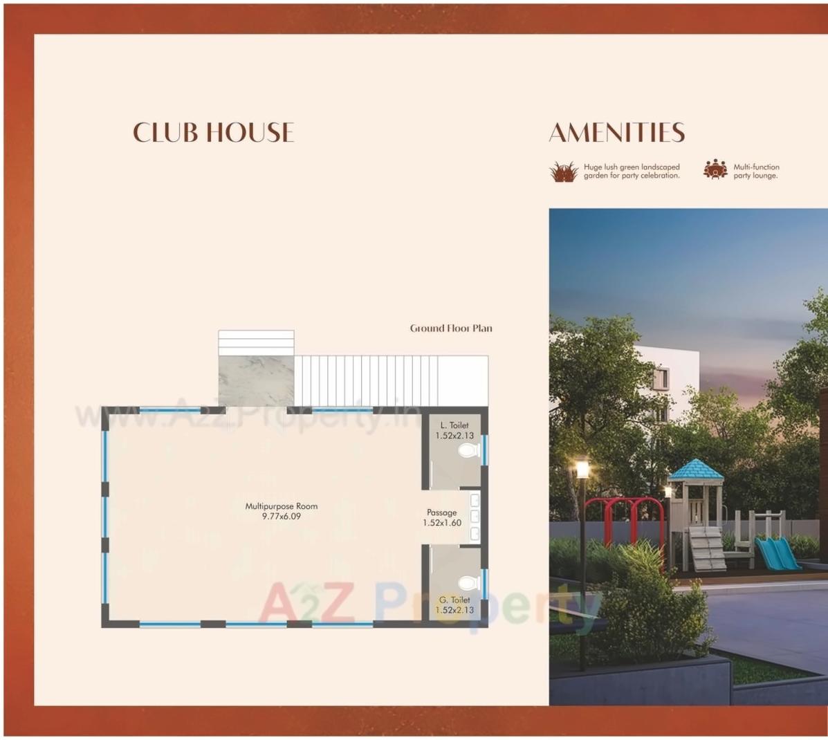 Layout of real estate project Redcoral located at Chhani, Vadodara, Gujarat