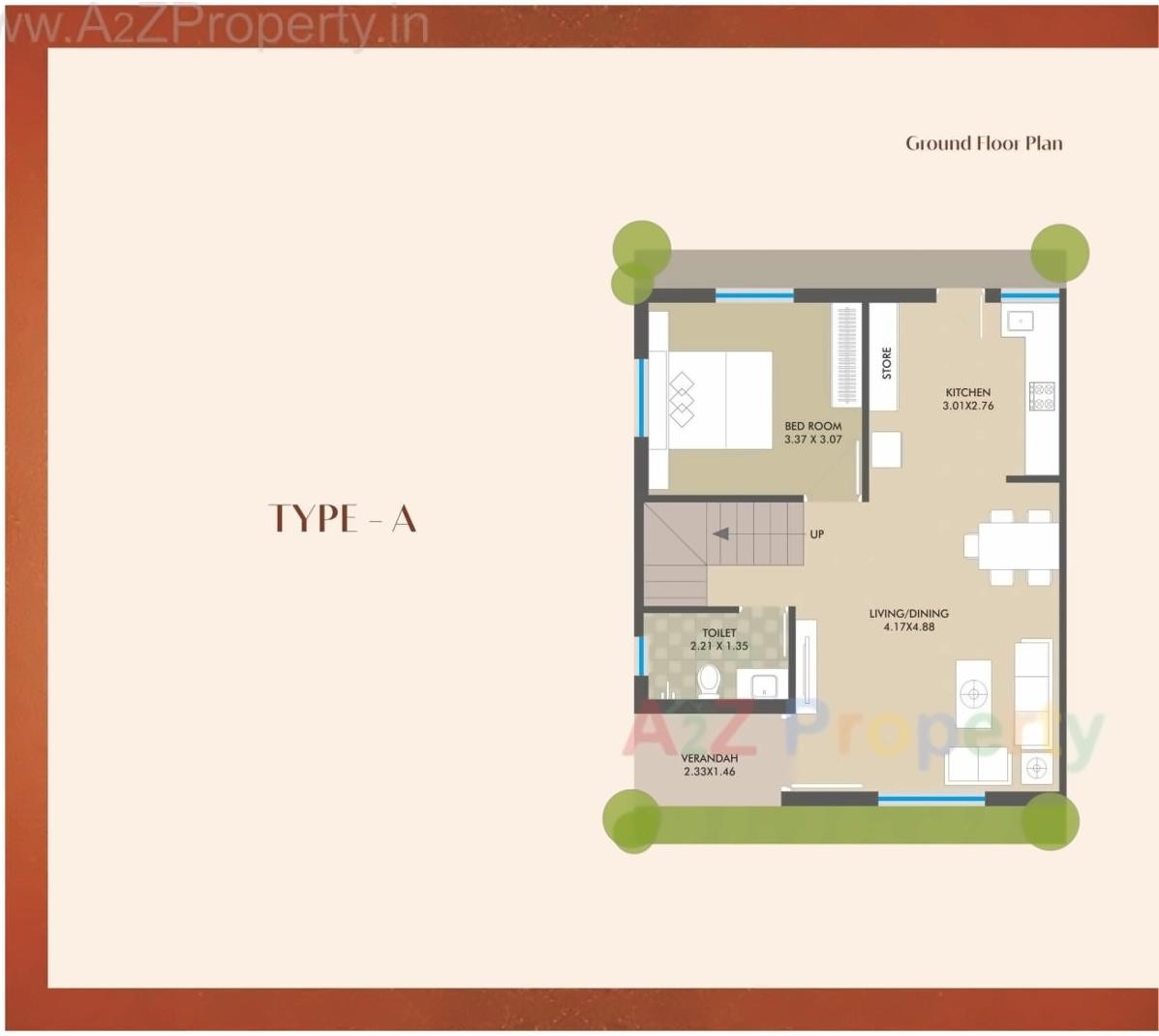 Layout of real estate project Redcoral located at Chhani, Vadodara, Gujarat