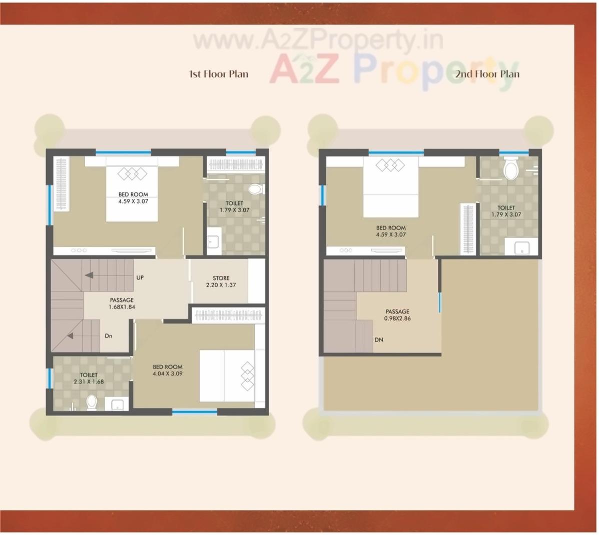 Layout of real estate project Redcoral located at Chhani, Vadodara, Gujarat