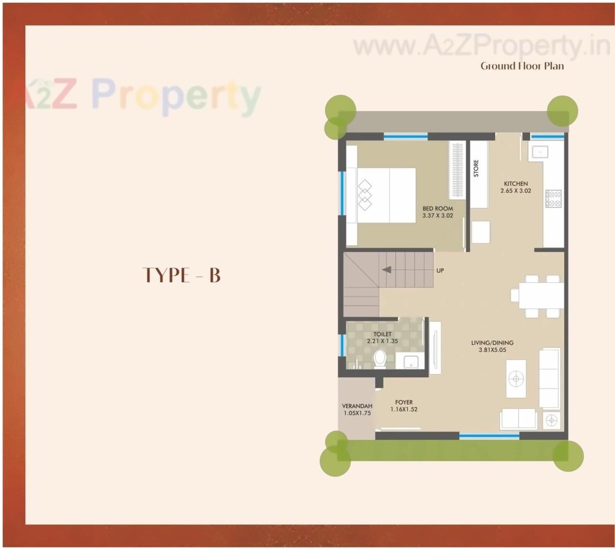 Layout of real estate project Redcoral located at Chhani, Vadodara, Gujarat
