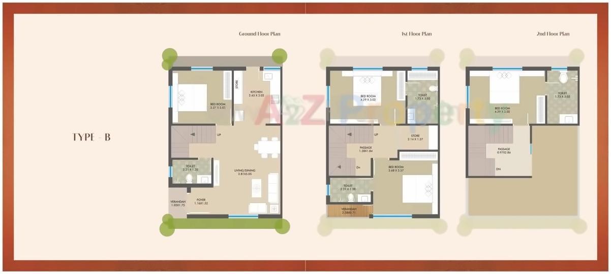 Layout of real estate project Redcoral located at Chhani, Vadodara, Gujarat